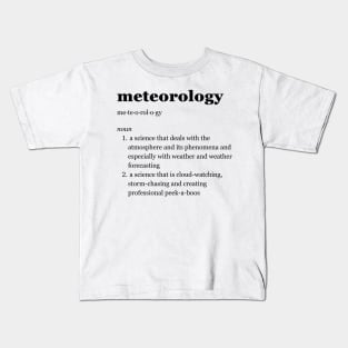 Meteorology Kids T-Shirt